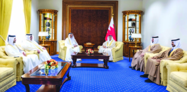Deputy Prime Minister Shaikh Khalid bin Abdulla Al Khalifa received Qatari Ambassador Nasser bin Abdullah Al Nassr. The Deputy Prime Minister highlighted the historic relations between the two countries and their peoples. He noted the continued development of ties under the leadership of His Majesty King Hamad and the Amir of Qatar, Shaikh Tamim bin Hamad Al Thani. Shaikh Khalid congratulated the ambassador on his appointment, wishing him continued success in performing his diplomatic duties. They reviewed issues of mutual interest and discussed means to advance co-operation in a manner that serves the interests of both countries and their peoples.